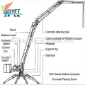 pumping machines spider concrete placing boom